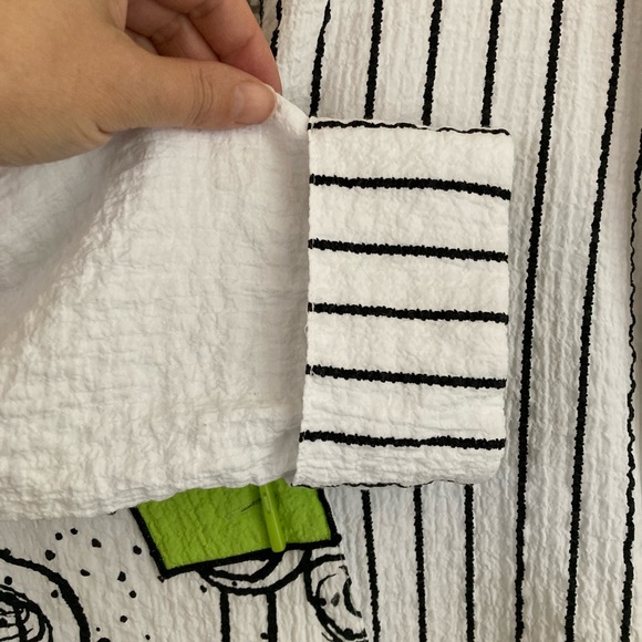 Ali Miles Artistic Three-Button Lightweight Tunic Top Shirt – Size Medium - Picture 4 of 12